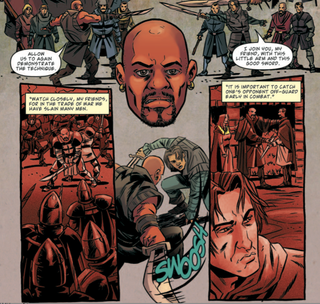 Illustration for article titled In this exclusive preview of Kill Shakespeare, Iago and Othello duke it out (again)